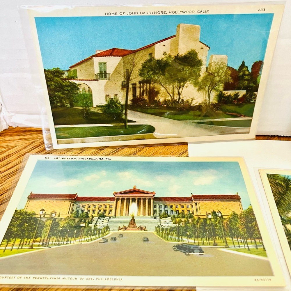 California Assorted  1930-60’s Post Card Lot(15)  Minor Marks Read Unposted - Picture 3 of 13